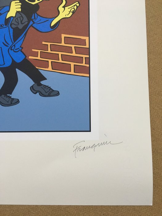 Franquin André - 1 Silkscreen - Spirou et Fantasio - Le super bandit - 1994