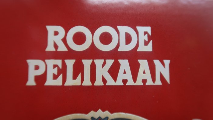 ROODE PELICAN - PELICAN ROUGE - Emaljeskilt - Emalje