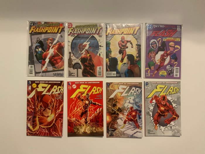 The Flash - Flashpoint - 8 Comic - Første udgave - 1999/2013