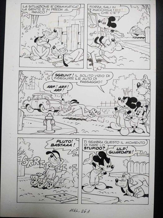 De Vita, Massimo - Original page - Topolino - I TL 1564-A - 1985