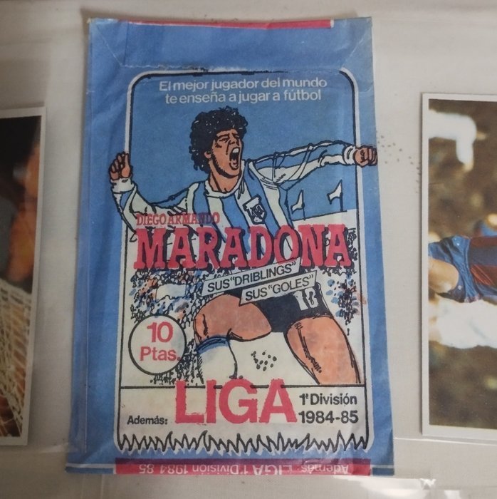 1984/85 Cromo Esport Sus Driblings Sus Goles Diego Maradona Mixed collection - Glimrende (EX)