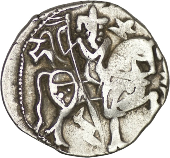 Shahis (Shahiyas) Samanta Deva (circa 850-1000) Jital  (Ingen mindstepris)