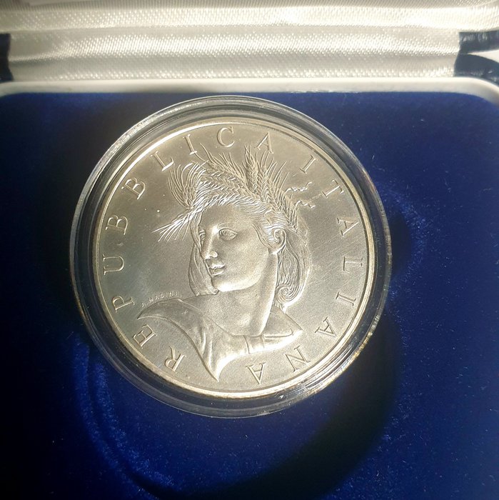 Italien. 5 Euro 2014 "Semestre di presidenza Italiana del Consiglio dell'Unione europea" Proof  (Ingen mindstepris)