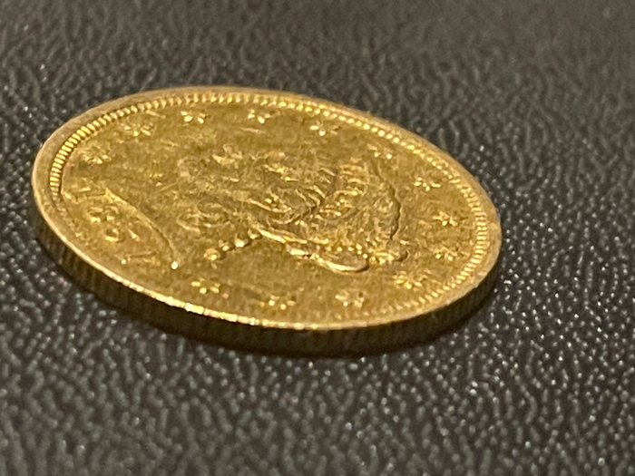 Förenta staterna. Liberty Head $2.50 Gold Quarter Eagle 1851  (Ingen mindstepris)