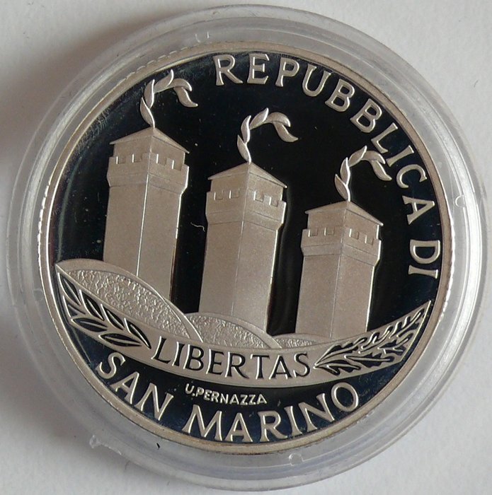 San Marino. 5 Euro / 10 Euro 2002 "Benvenuto Euro" Proof (2 coins)  (Ingen mindstepris)