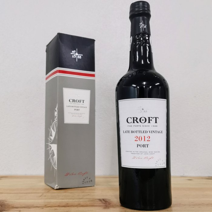 Croft Late Bottled Vintage Port: 2012, 2015, 2016  2017 - Late Bottled Vintage Port -  Douro  - 4 Flasker (0,75 L)