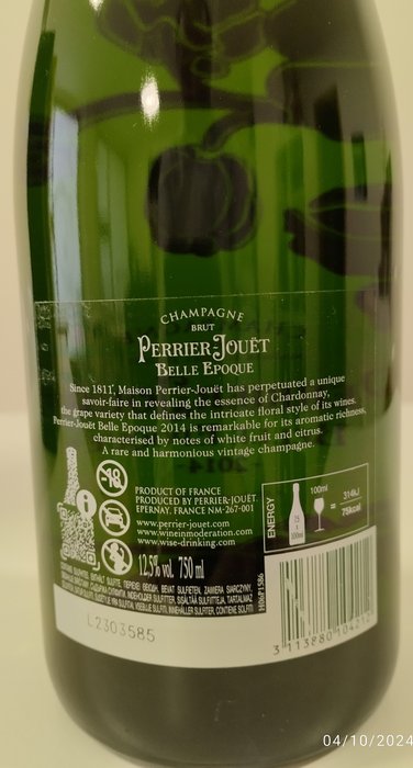 2014 Perrier-Jouët, Belle Epoque - Champagne - 1 Flaske (0,75L)