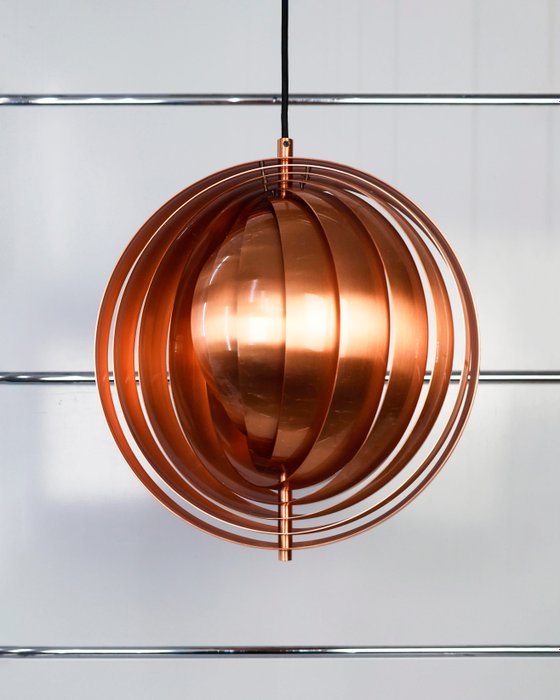 Verpan - Verner Panton - Hængende lampe - Måne - Kobber - Metal