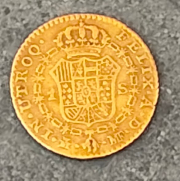 Spanien. Carlos IV. Escudo 1792 Madrid MF