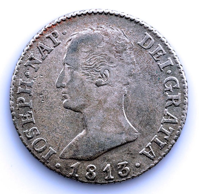 Spanien. 4 Reales 1813 RN. Madrid. - MUY ESCASA