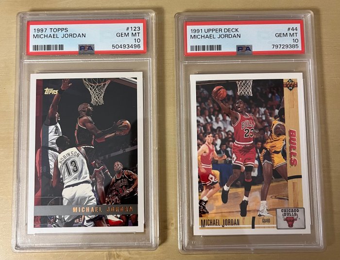 1991  1997 Topps Michael Jordan PSA 10 - 2 Graded card