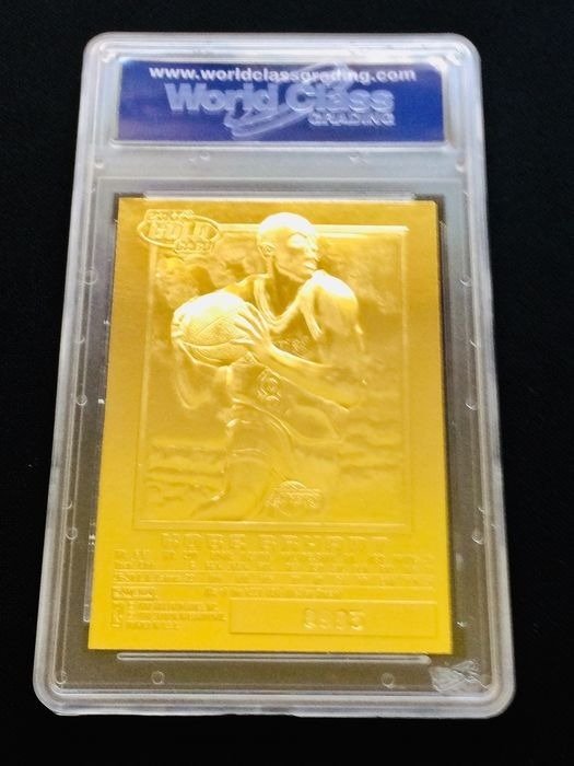 1996/97 - Skybox - EX-2000 - 23KT Gold - Kobe Bryant - Rookie - Purple Signature - Limited Edition - 1 Graded card - WCG 10