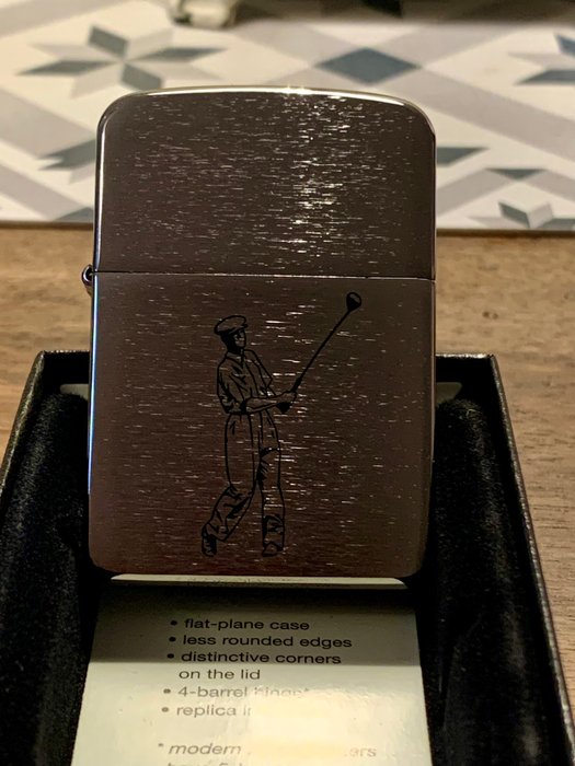 Zippo - GOLFER 19 - Lommelighter - Stål (rustfrit)