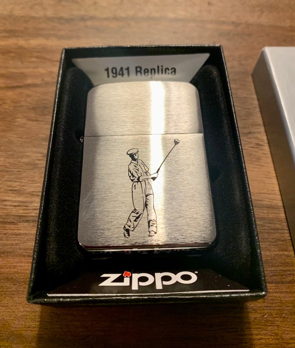 Zippo - GOLFER 19 - Lommelighter - Stål (rustfrit)