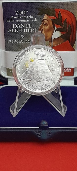 Italien 5 Euro 2022/2023 "Dante Alighieri - Purgatorio" + "Paradiso" (2 monete)  (Ingen mindstepris)