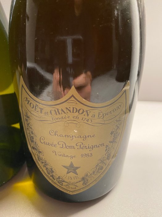 1983 Dom Pérignon - Champagne Brut - 2 Flasker (075 L)