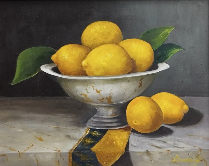 Franco Bencivenga (1953) - Limoni con vaso