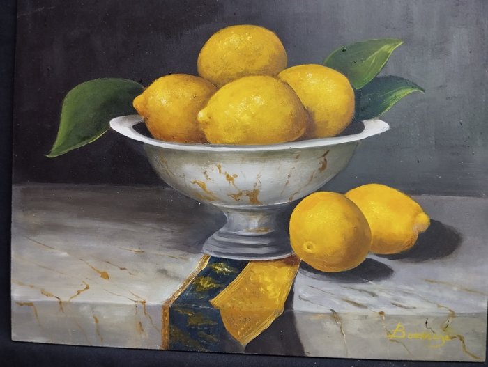 Franco Bencivenga (1953) - Limoni con vaso