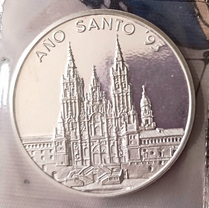 Spanien Silver medal 1993 Año Santo de Santiago de Compostela (999)  (Ingen mindstepris)