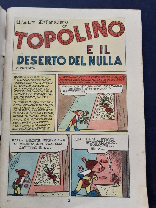 Topolino n. 67 - con bollino e giochi non compilati - 1 Comic - Første udgave - 1953