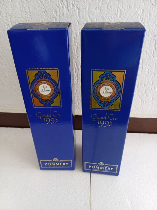 1995 Pommery - Champagne - 2 Flasker (075 L)