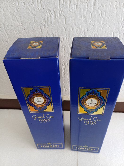 1995 Pommery - Champagne - 2 Flasker (075 L)