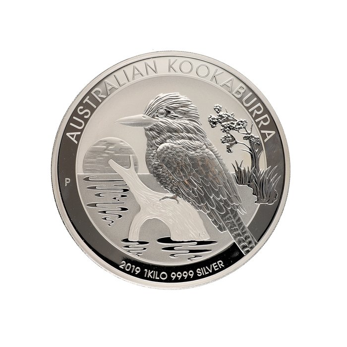 Australien. 30 Dollars 2019 "Australian Kookaburra", 1Kg (.999)