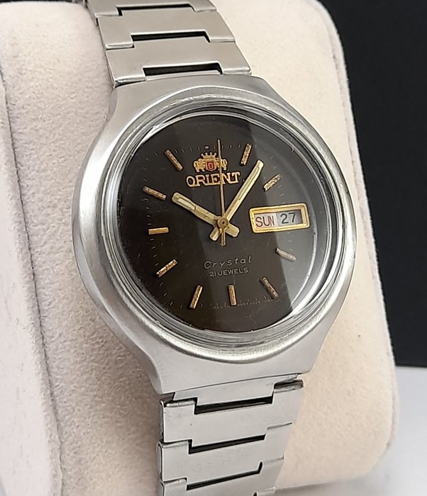 Orient - Crystal Geometric glass - Ingen mindstepris - Automatic 21jewels - Mænd - 1960-1969