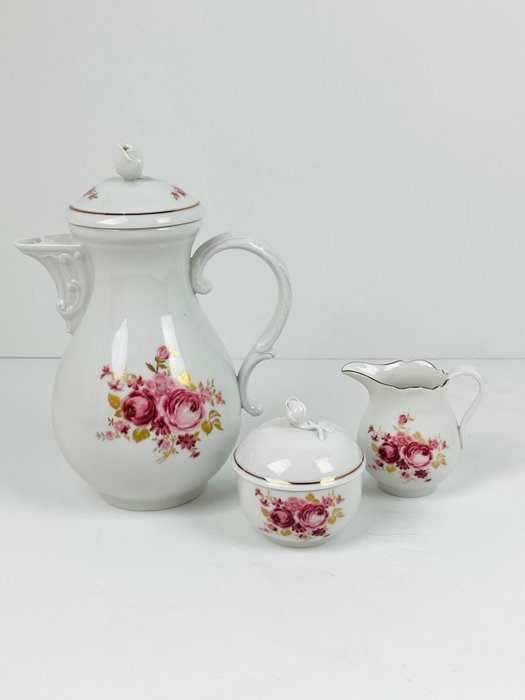 Meissen - Kaffeservice (15) - (NO RESERVE) - Porcelæn - Service 6 personer