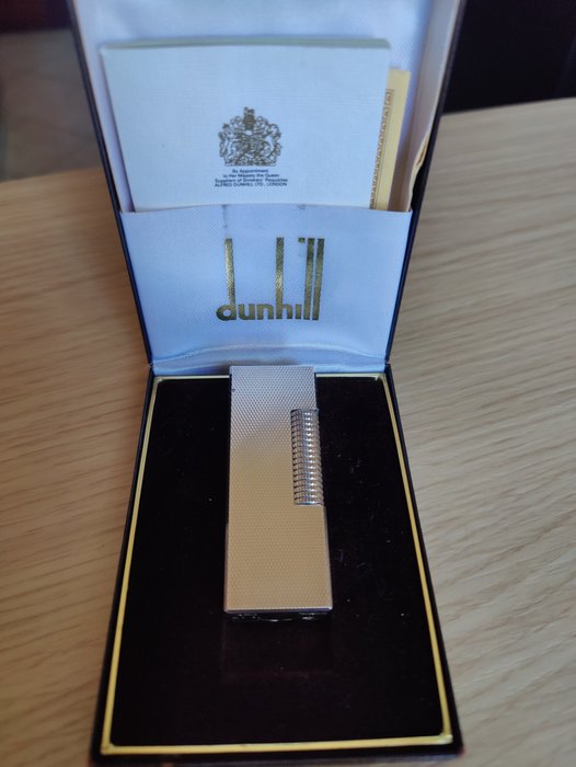 Dunhill - Rollagas - Lighter - Forsølvet