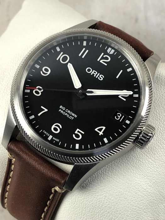 Oris - Big Crown Pro Pilot Big Date Automatic - Ingen mindstepris - 01 751 7761 4164-07 6 20 07LC - Mænd - 2011-nu