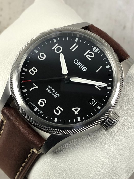 Oris - Big Crown Pro Pilot Big Date Automatic - Ingen mindstepris - 01 751 7761 4164-07 6 20 07LC - Mænd - 2011-nu