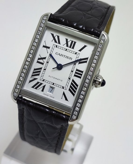 Cartier - Tank Solo XL Automatic - Ref. 3515 - Mænd - 2011-nu