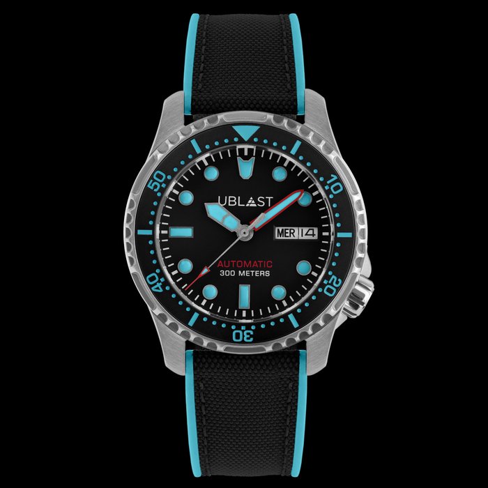 Ublast - Submerged 30 ATM - REF.UBSBM40CBKT - Rubber Strap - Mænd - Ny