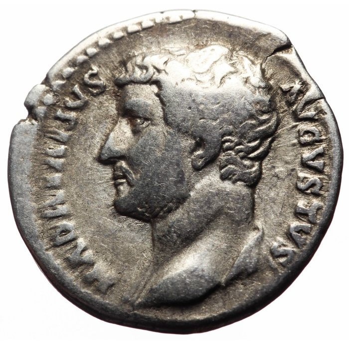 Romarriket. Hadrian (117-138). Denarius Rare variant