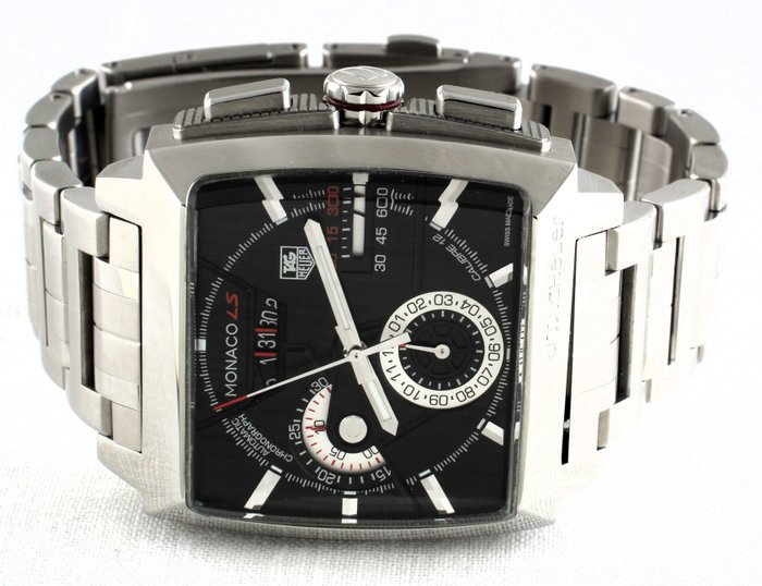 TAG Heuer - 'Monaco LS' - Automatic Chronograph - Ref. No: CAL2110.BA0781 - Mænd - 2012