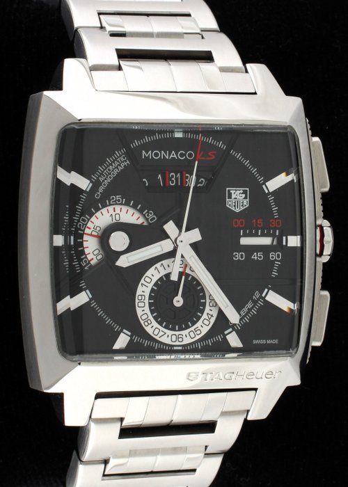 TAG Heuer - 'Monaco LS' - Automatic Chronograph - Ref. No: CAL2110.BA0781 - Mænd - 2012