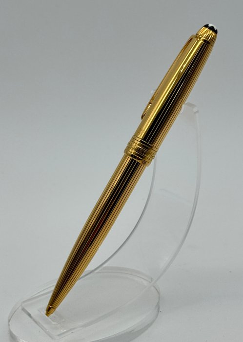 Montblanc - Set pen  pencil Meistertuck Solitaire silver 925 Gold Plated *with box* - Pennesæt