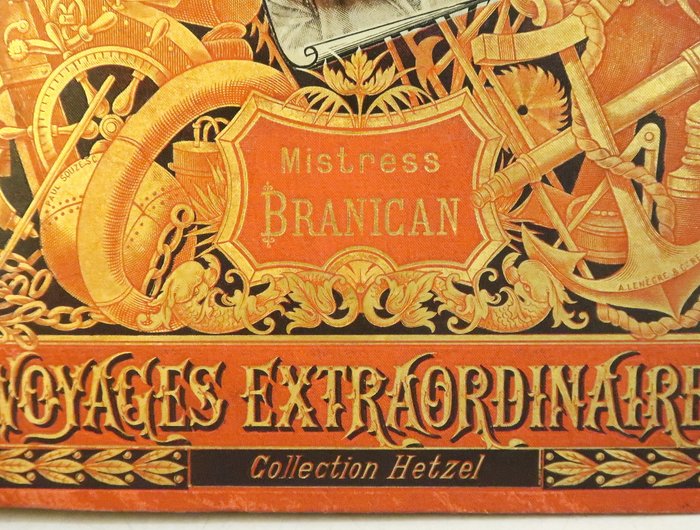 Jules Verne - Mistress Branican [cartonnage au portrait imprimé] - 1891