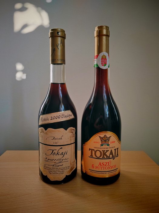 Tokaji Méthode 2000 Classique Botsok 5 Puttonyos, Tokaji Aszú 6 Puttonyos 1999 - Tokaj 5 Puttonyos, 6 Puttonyos - Jennies (0,5 L)