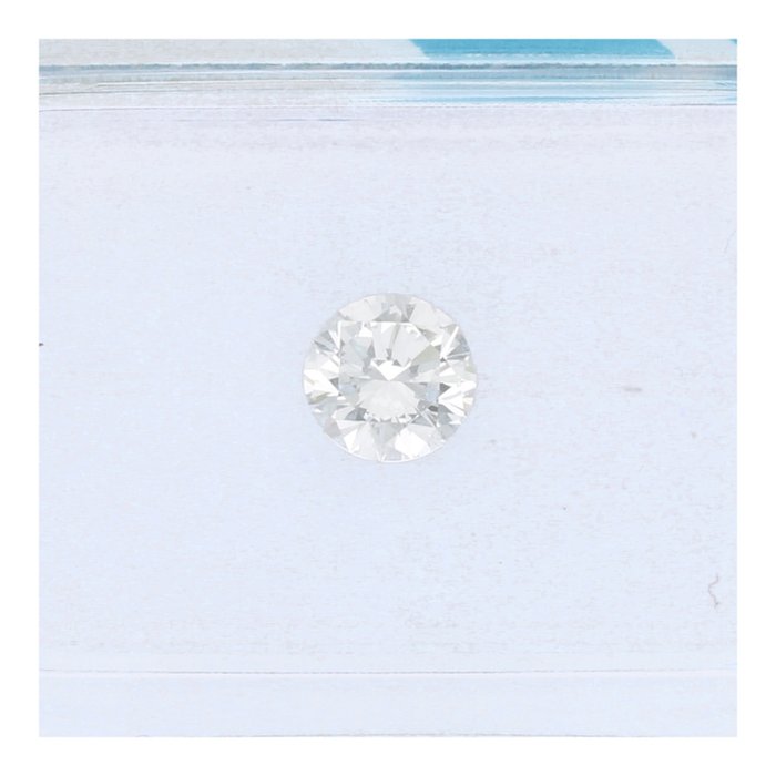 Ingen mindstepris - 1 pcs Diamant  (Natur)  - 0.42 ct - Rund - F - VS2 - International Gemological Institute (IGI)