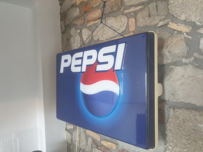 PEPSI - Lysskilt - Plast