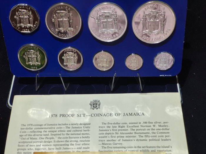 Jamaica. Proof Set 1978  (Ingen mindstepris)