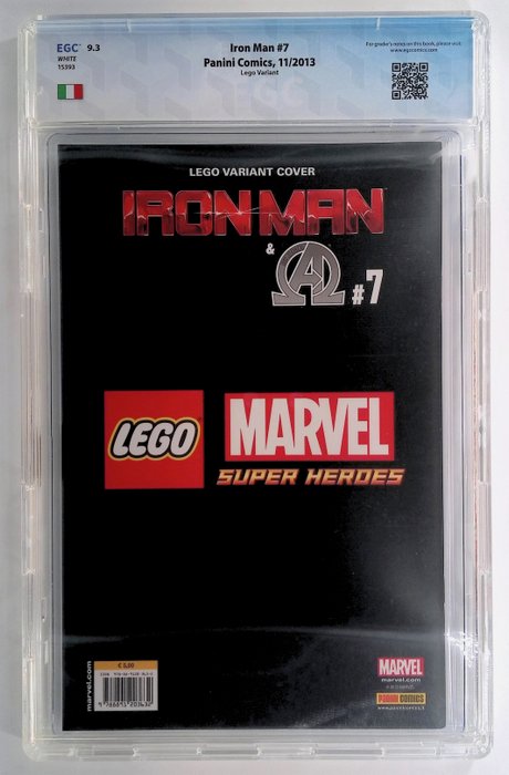 Iron Man #7 - EGC graded 9.3 - 1 Graded comic - 2013