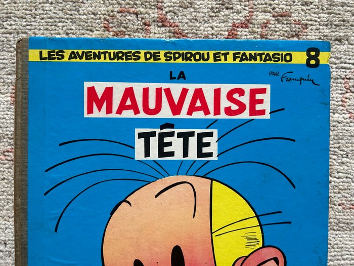 Spirou et Fantasio T8 - La Mauvaise tête - C - 1 Album - Første udgave - 1956