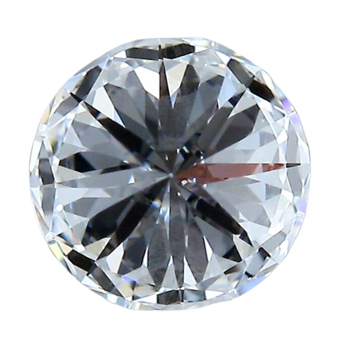 1 pcs Diamant  (Natur)  - 0.51 ct - Rund - D (farveløs) - VVS1 - Gemological Institute of America (GIA)