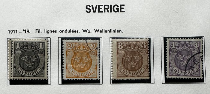 Sverige 1872/1969 - Samling i et Davo-album