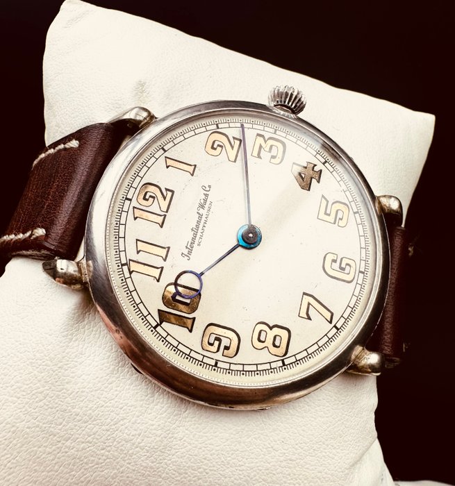 IWC - Schaffhausen Military cal 95 SLIM Case Silver Marriage Watch - Ingen mindstepris - Mænd - 1901-1949