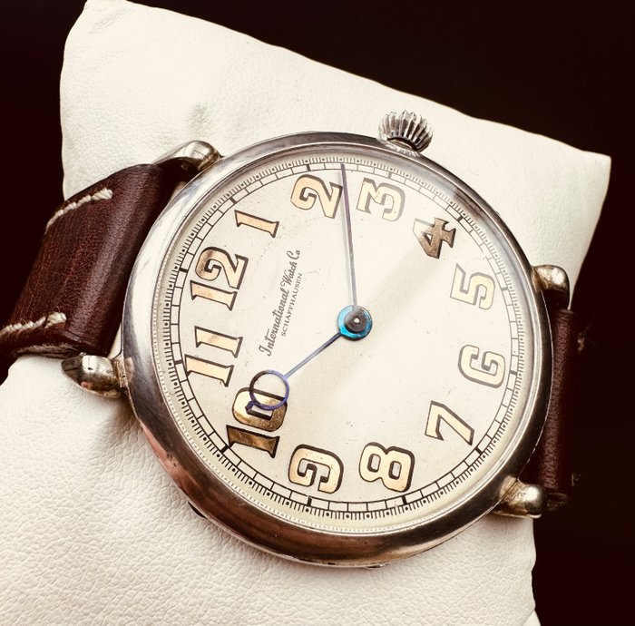 IWC - Schaffhausen Military cal 95 SLIM Case Silver Marriage Watch - Ingen mindstepris - Mænd - 1901-1949