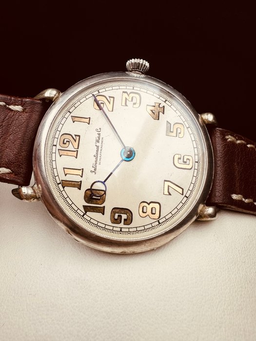 IWC - Schaffhausen Military cal 95 SLIM Case Silver Marriage Watch - Ingen mindstepris - Mænd - 1901-1949